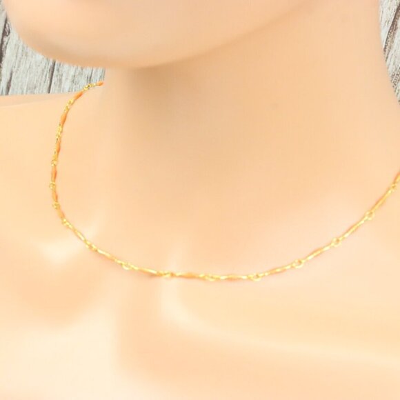 Minimalist Necklace Chain, Elegant Jewelry for Women & Girls | MLCRC1915 - Picture 10 of 10